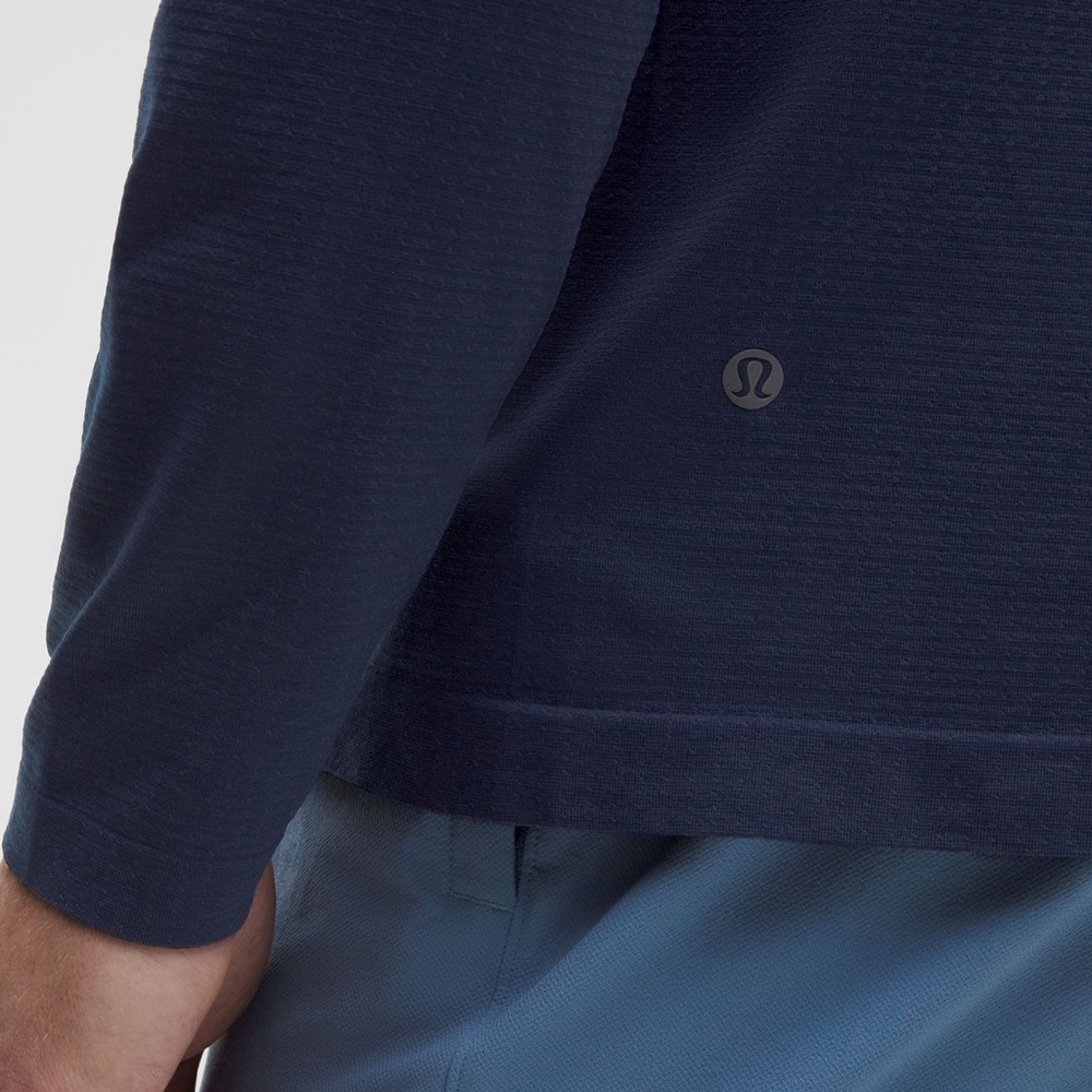 lululemon athletica Navy Blue Men's Shirt